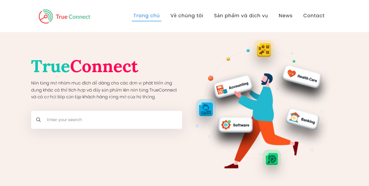 Trang web của TrueConnect