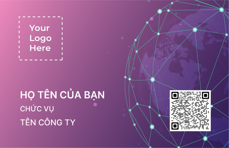 Hình cầu - Tím hồng